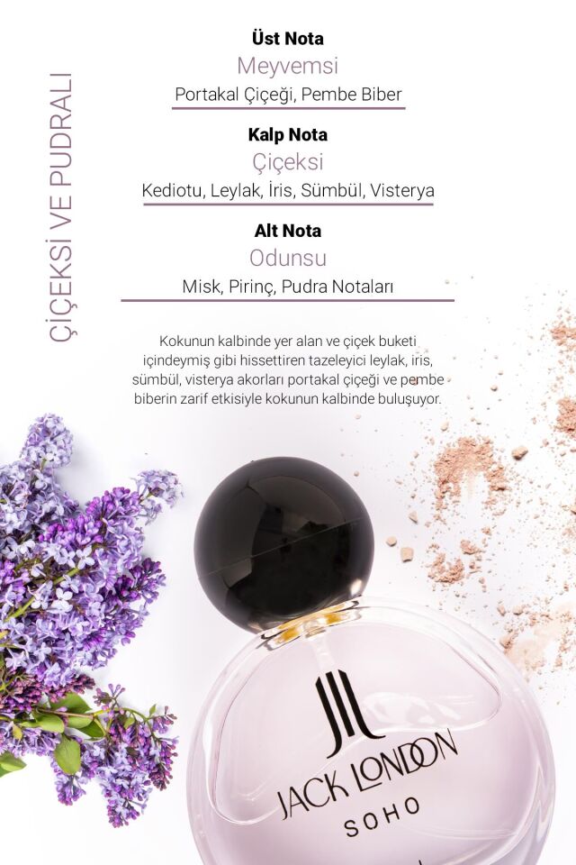 Jack London Eau De Toilette Soho 50 ml EDT Kadın Parfüm