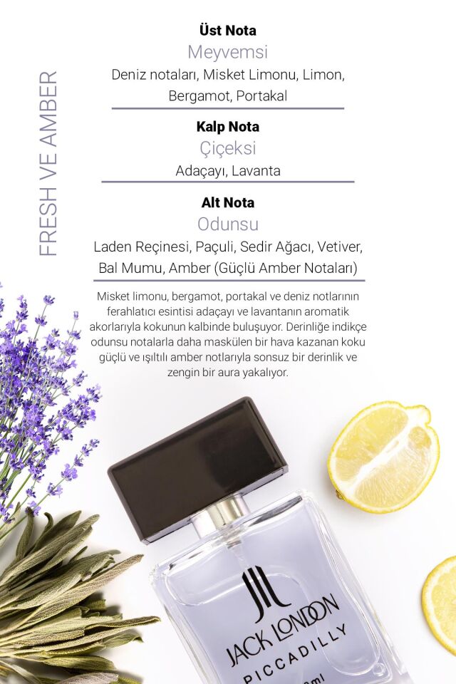 Jack London Erkek Parfüm Piccadilly EDT 50 ml