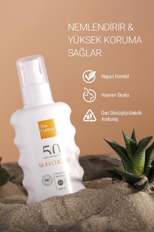 The Further Güneş Kremi SPF 50 Faktör 200 ml