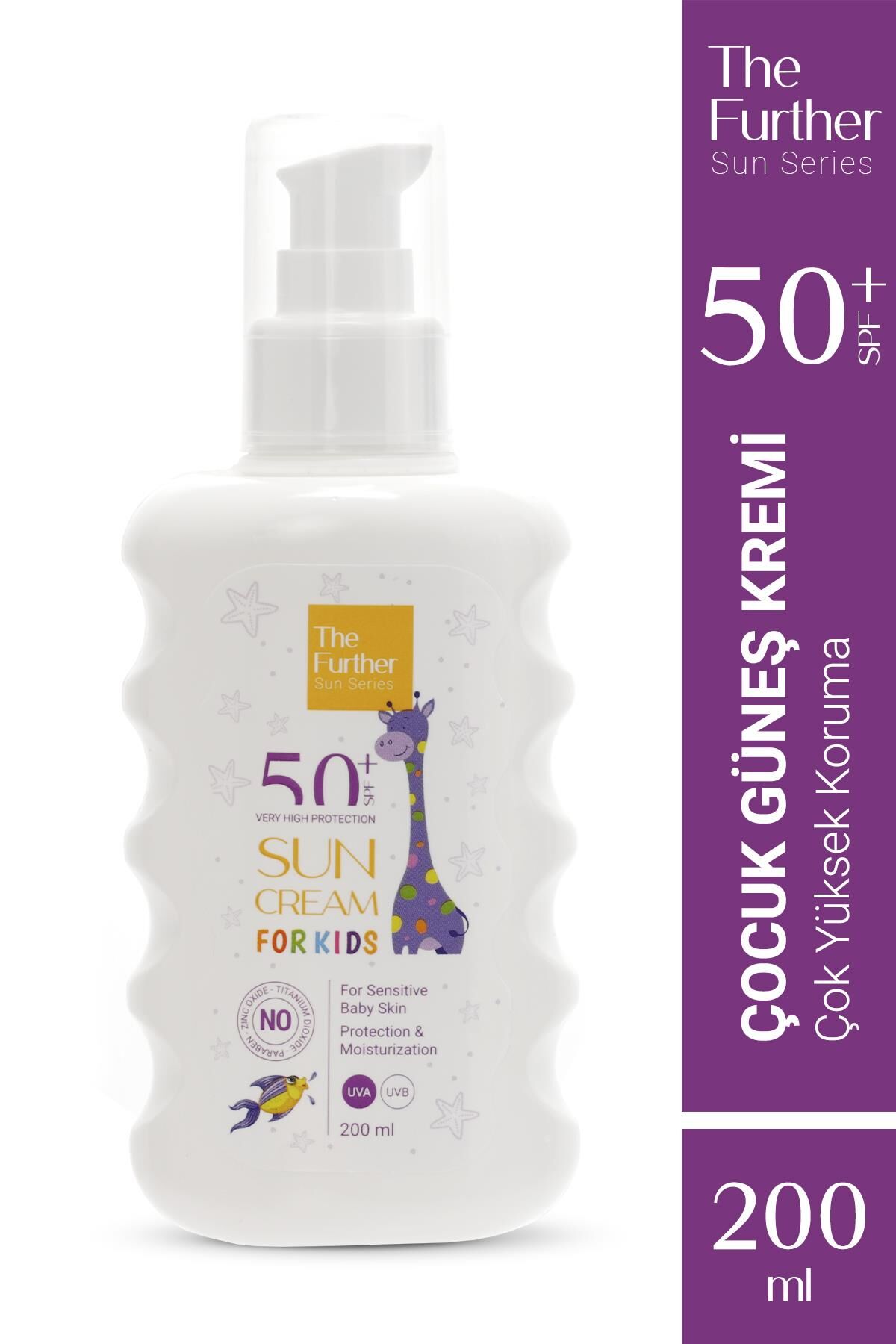 The Further Çocuk Güneş Kremi SPF 50 Faktör 200 ml
