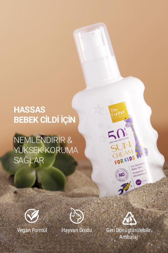 The Further Çocuk Güneş Kremi SPF 50 Faktör 200 ml