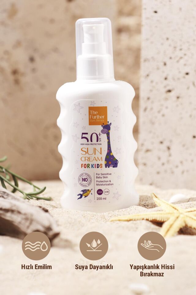 The Further Çocuk Güneş Kremi SPF 50 Faktör 200 ml