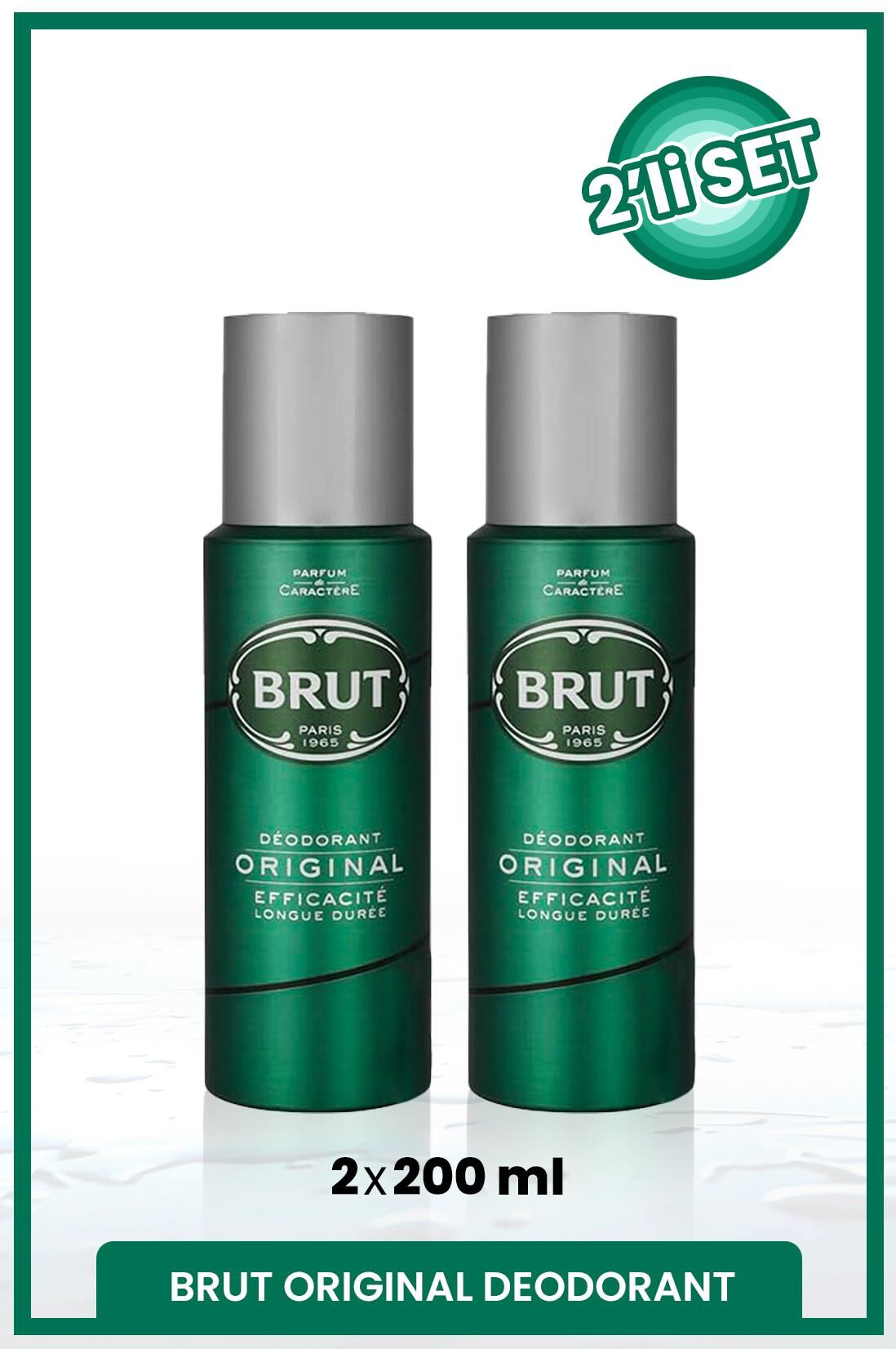 Original Erkek Deodorant 200 ml X2 Adet