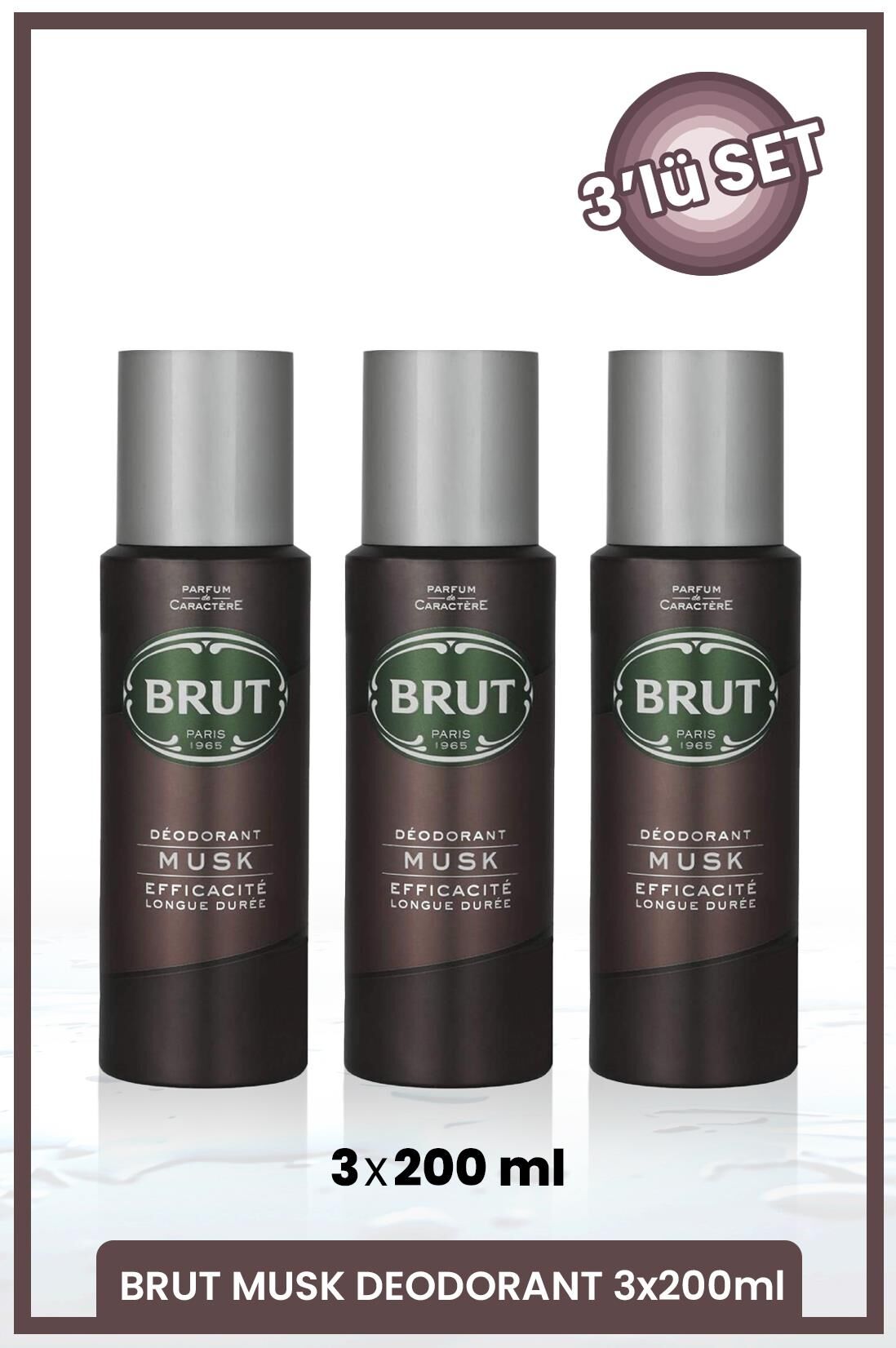 Musk Erkek Deodorant 200 ml X3 Adet
