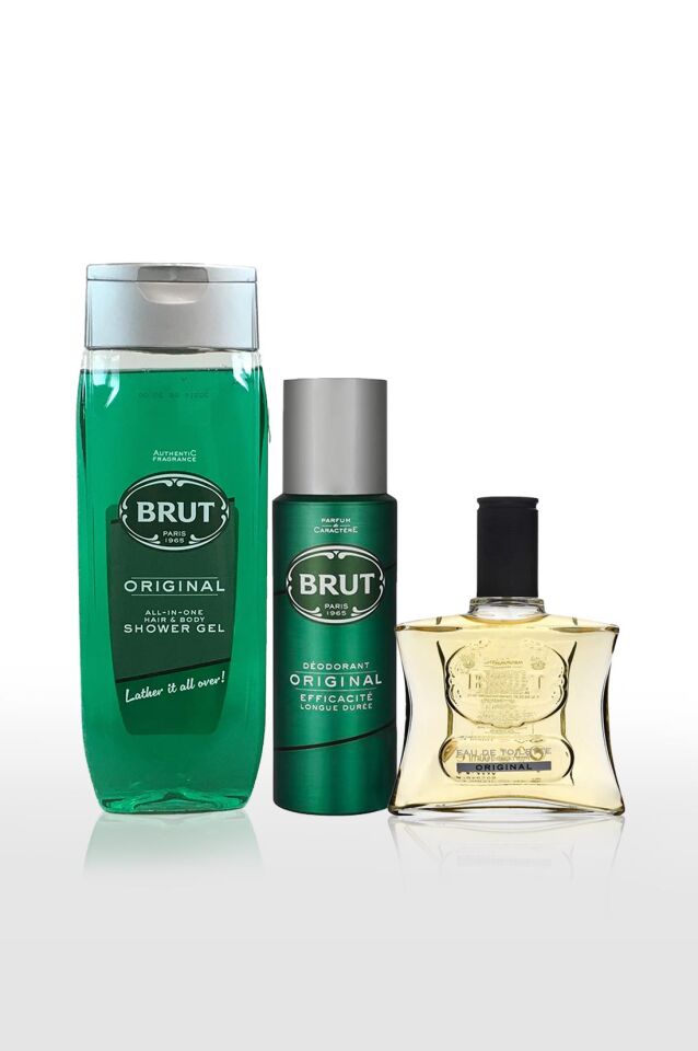 Original Erkek Bakım Seti Parfüm EDT 100 ml, Deodorant 200 ml, Duş Jeli 500 ml