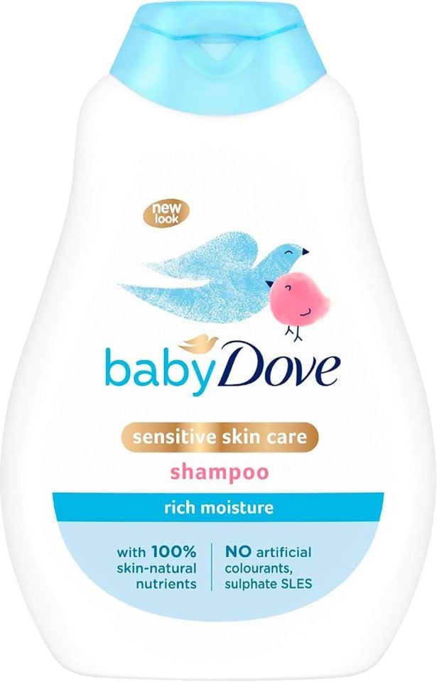 Hassas ve Kuru Cilde Sahip Bebekler İçin Saç Şampuanı 400 ml