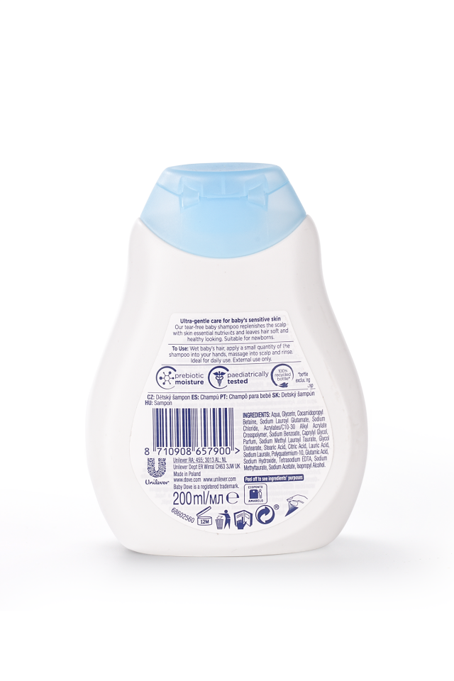 Hassas ve Kuru Cilde Sahip Bebekler İçin Saç Şampuanı 200 ml