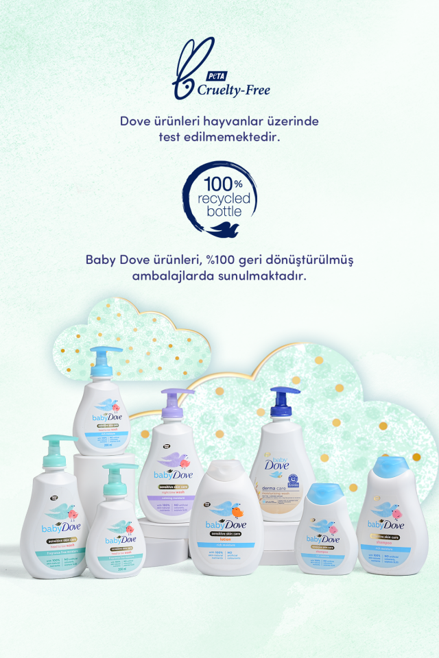 Bebekler için Kokusuz Saç ve Vücut Şampuanı 400 ml