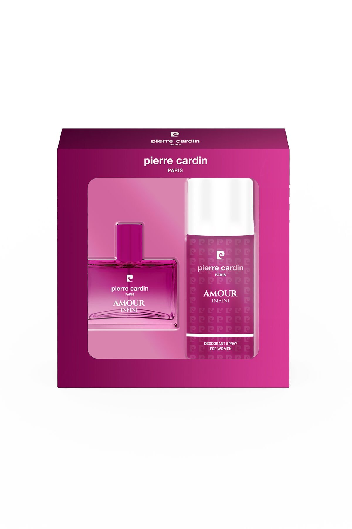 Pierre Cardin Amour Infini 50 ml Kadın EDP Parfüm & 150 ml Kadın Deodorant Parfüm Seti STCC00034