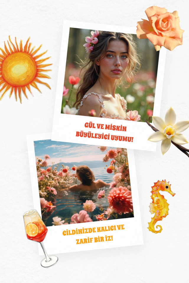 Kadın Vücut Ve Saç Spreyi Body Mist 90 ml I Yasemin, Gül Ve Misk Notaları | Oryantal Çiçeksi