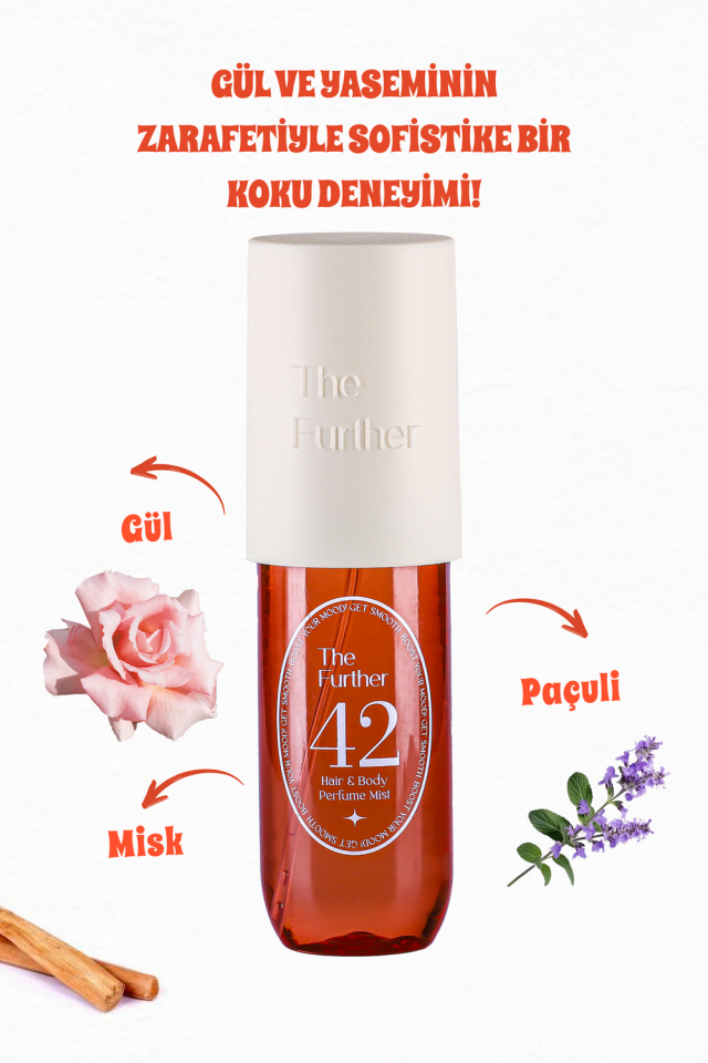 Kadın Vücut Ve Saç Spreyi Body Mist 90 ml I Yasemin, Gül Ve Misk Notaları | Oryantal Çiçeksi