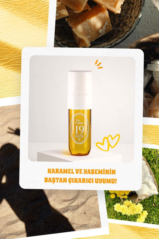Kadın Vücut ve Saç Spreyi Mist 19 - Karamel Vanilya Aşkı